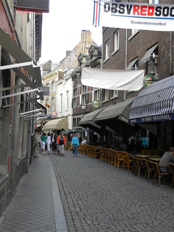 A street off the main Vrijthof Square (bars we like to go to!)