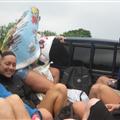 Hitchhikin in the back of a pick up from Trujillo