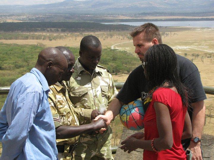 Military men gave their lives to Christ during our safari trip:)
