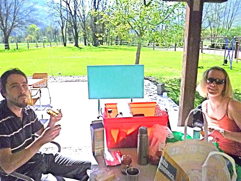 Breakfast terrace