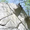 sunlight and shadow on boulder lines