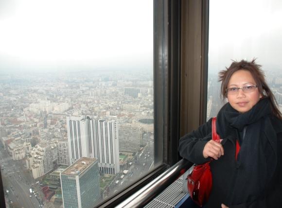 The view from the top floor of Mont Parnasse Tower