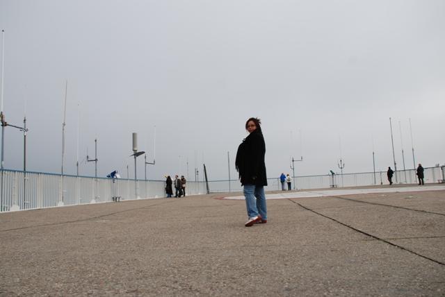 At the rooftop of Mont Parnasse Tower, at least 50-60m taller than Sky Tower..