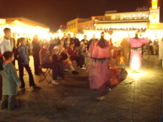 Jema el Fna men dressed up like women dancing.....I got in trouble for taking this pic
