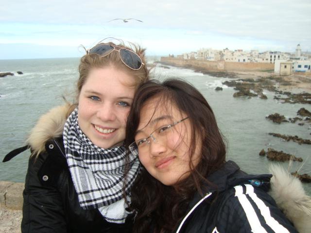 Jihyan and I overlooking my favorite view