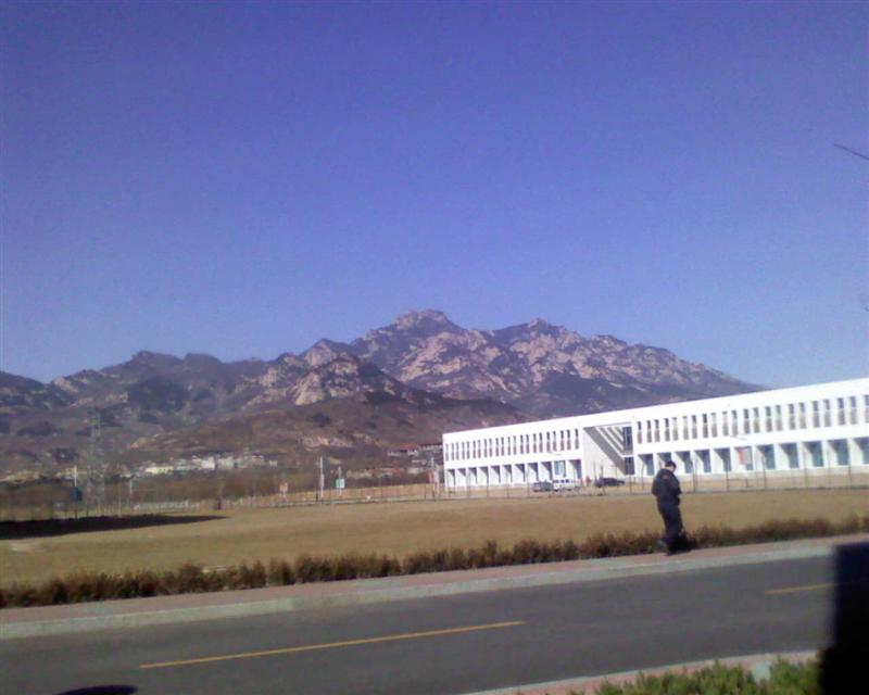 Mountain behind new campus  (Sky after a rain)