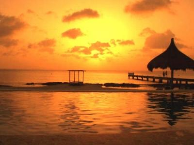 Sunset at the Villa Coralina