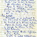The first page of notes