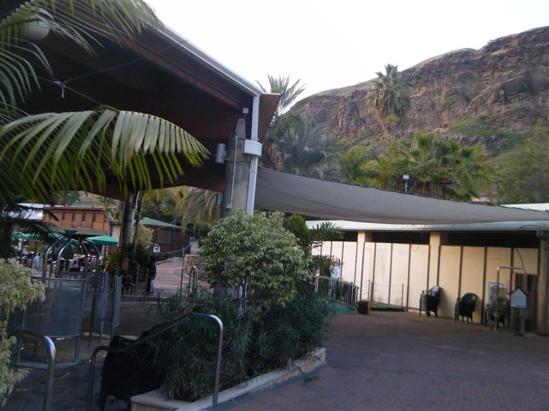 evening at Hamat Gader, Israel