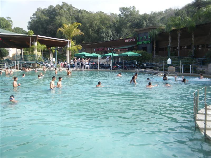 This pool is about body temperature, but some are quite hot